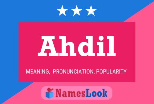 ملصق اسم Ahdil