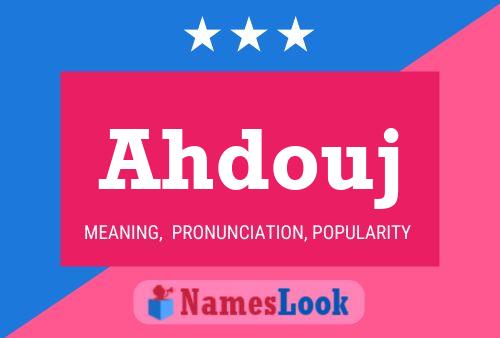 ملصق اسم Ahdouj