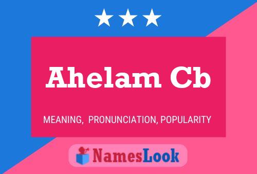 ملصق اسم Ahelam Cb