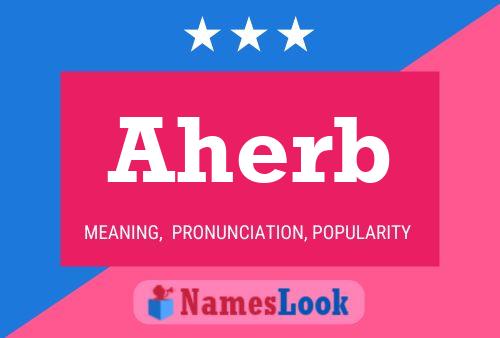 ملصق اسم Aherb