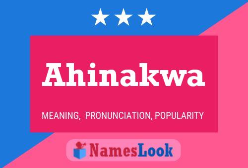 ملصق اسم Ahinakwa