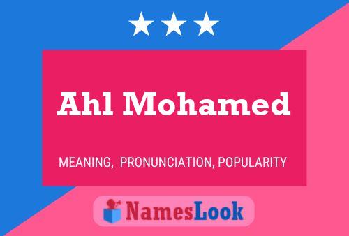 ملصق اسم Ahl Mohamed