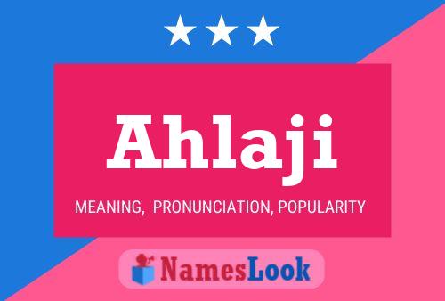 ملصق اسم Ahlaji