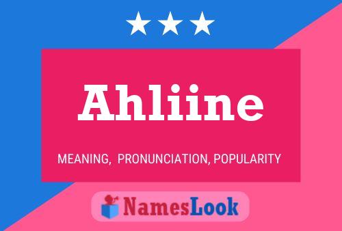 ملصق اسم Ahliine