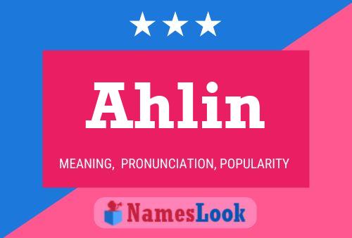 ملصق اسم Ahlin