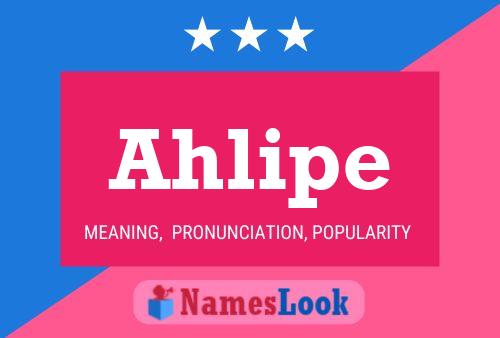 ملصق اسم Ahlipe