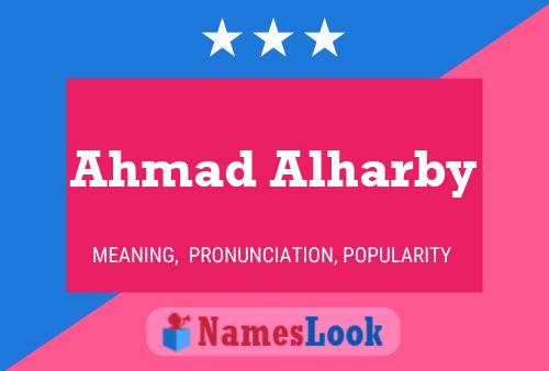 ملصق اسم Ahmad Alharby