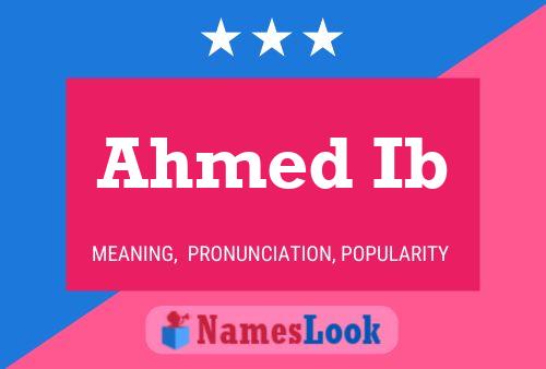 ملصق اسم Ahmed Ib