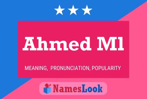 ملصق اسم Ahmed Ml