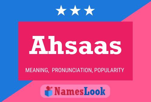 ملصق اسم Ahsaas