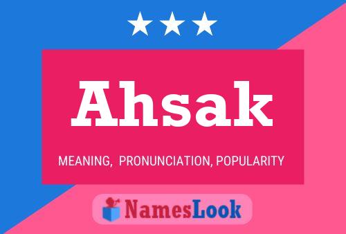 ملصق اسم Ahsak