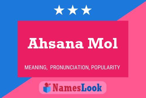 ملصق اسم Ahsana Mol