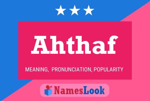 ملصق اسم Ahthaf