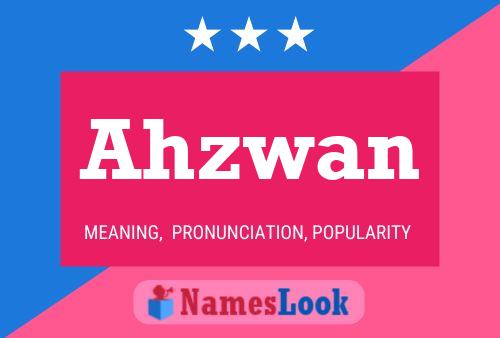 ملصق اسم Ahzwan