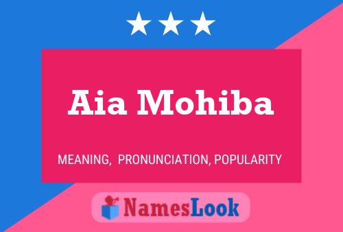 ملصق اسم Aia Mohiba