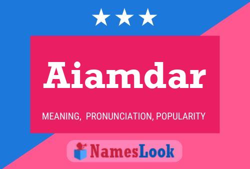 ملصق اسم Aiamdar