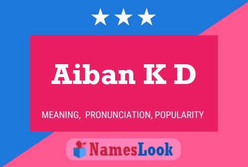 ملصق اسم Aiban K D