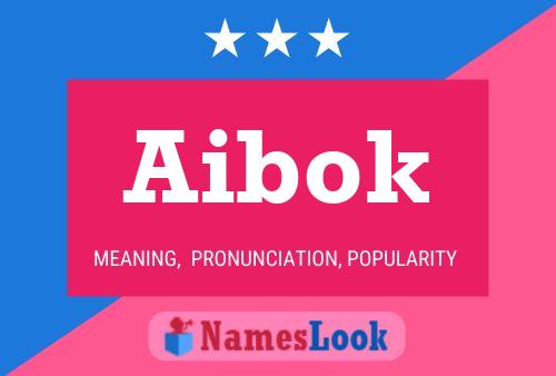 ملصق اسم Aibok