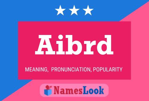 ملصق اسم Aibrd