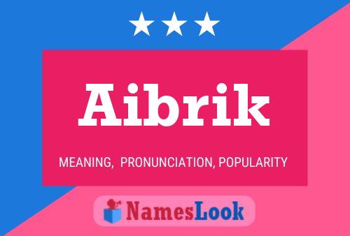 ملصق اسم Aibrik