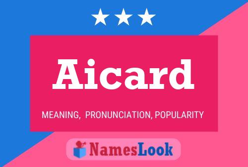 ملصق اسم Aicard