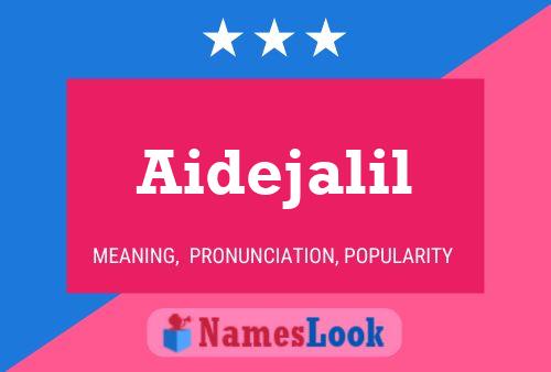 ملصق اسم Aidejalil