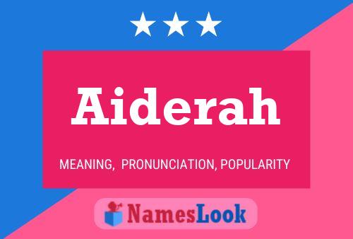 ملصق اسم Aiderah