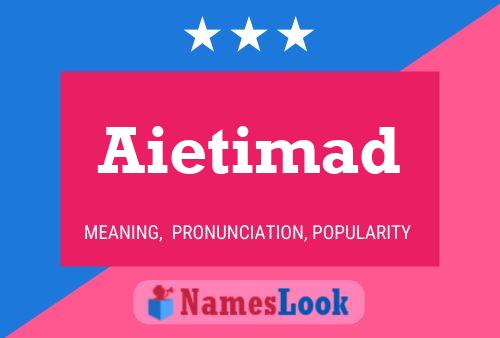 ملصق اسم Aietimad