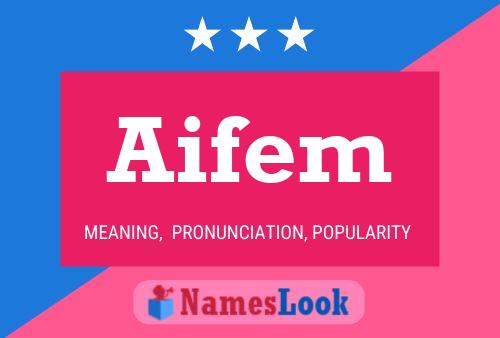 ملصق اسم Aifem