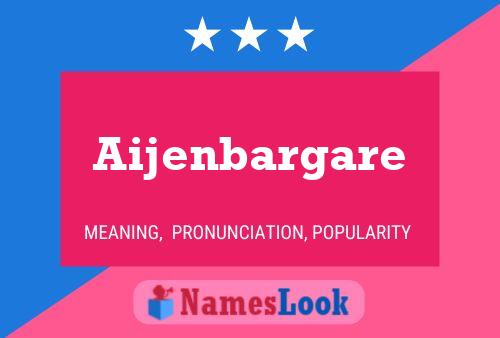 ملصق اسم Aijenbargare