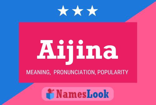 ملصق اسم Aijina