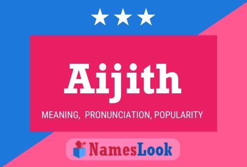 ملصق اسم Aijith