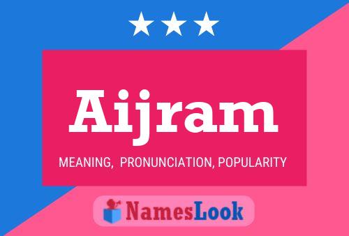 ملصق اسم Aijram