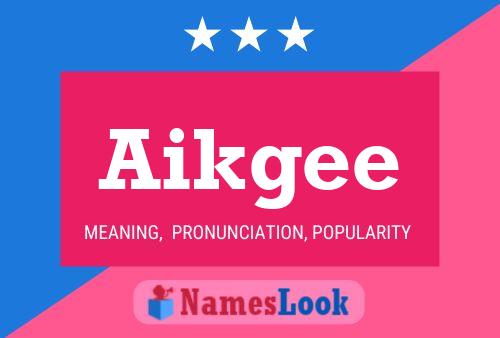 ملصق اسم Aikgee