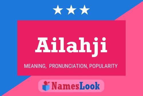 ملصق اسم Ailahji