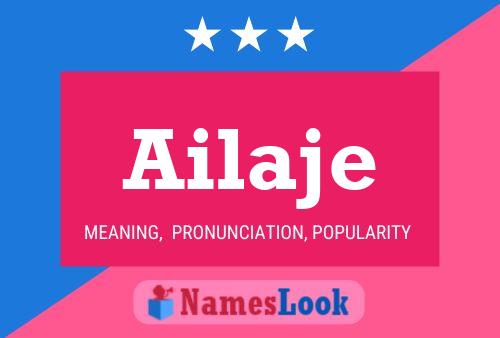 ملصق اسم Ailaje