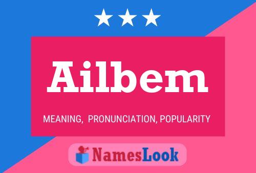 ملصق اسم Ailbem