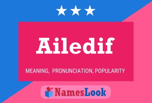 ملصق اسم Ailedif