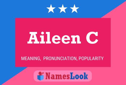 ملصق اسم Aileen C