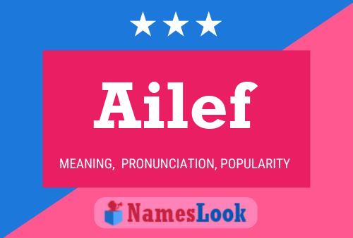 ملصق اسم Ailef