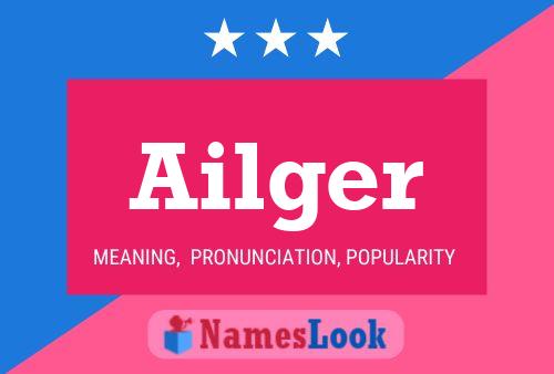 ملصق اسم Ailger