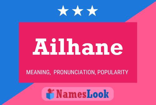 ملصق اسم Ailhane