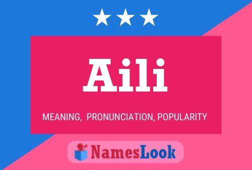 ملصق اسم Aili