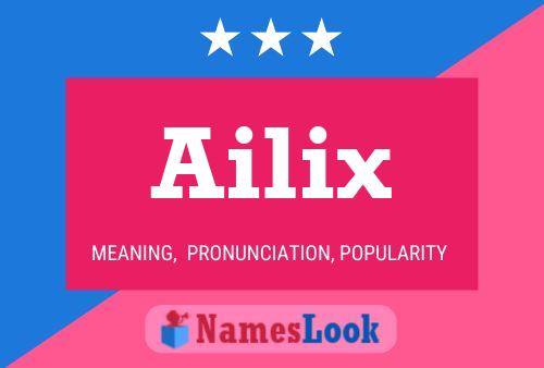 ملصق اسم Ailix