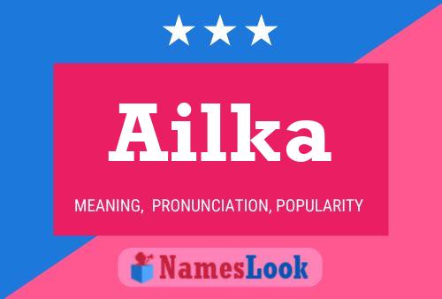 ملصق اسم Ailka