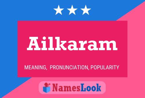 ملصق اسم Ailkaram