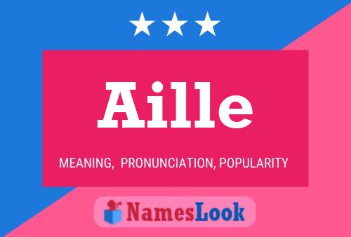 ملصق اسم Aille