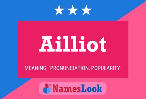 ملصق اسم Ailliot