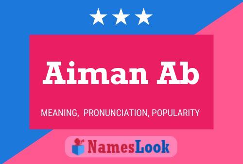 ملصق اسم Aiman Ab