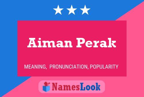 ملصق اسم Aiman Perak